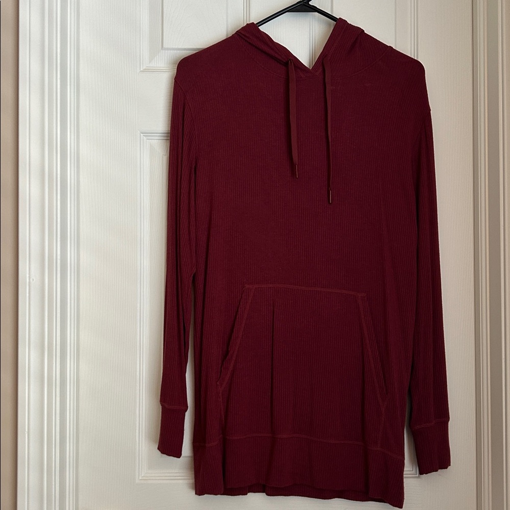 Mono B Maroon dress with hoodie